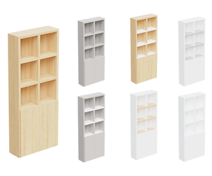 Geometric White Shelf