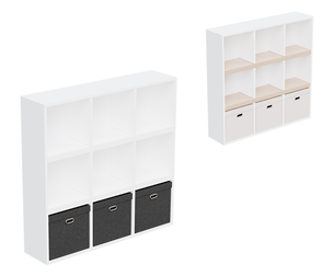 Dual-Tone Bookshelf