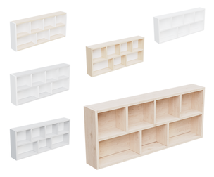 Scandinavian Double Compartment Shelf