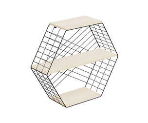 Hexagonal Honeycomb Shelf