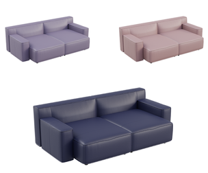 Chic Blue Loveseat
