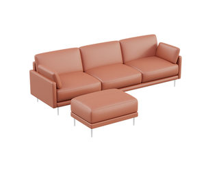 Trendy Coral Sofa