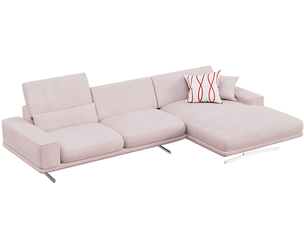 Chic Sectional With Chaise