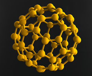 Truncated Icosahedron with Atoms