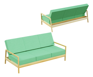 Minimalist Mint Loveseat