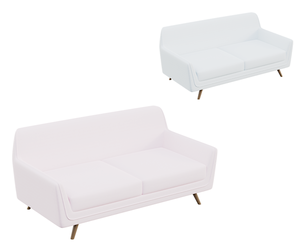 Classic White Sofa