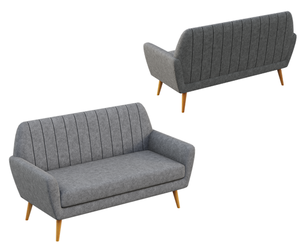 Vintage Grey Settee