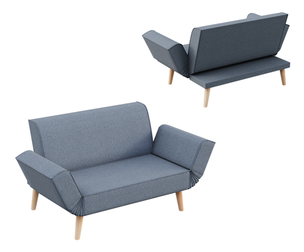 Scandinavian Blue Loveseat