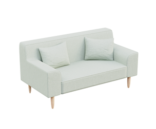 Mint Cushion Loveseat