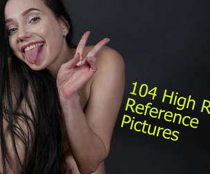 PRC047 - Blackhaired Model posing near a barrel