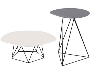 Artistic Wireframe Side Table