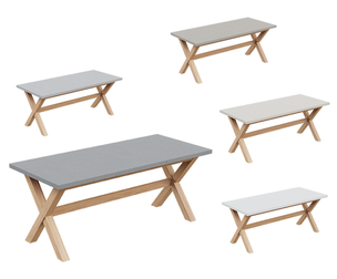 Contemporary Stone Top Desk