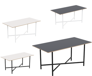 Minimalist White Study Desk