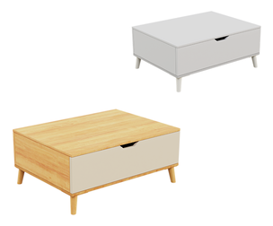 Artisan Nightstand With Bamboo Accents