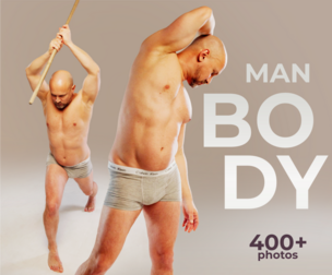 400+ Male Body - for Daily Sketching