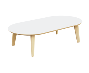 Modern Elliptical Coffee Table
