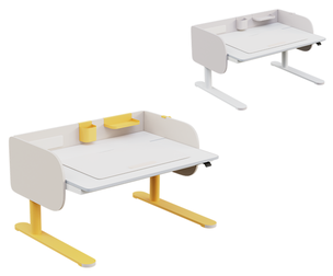 Vibrant Children's Study Desk With Storage