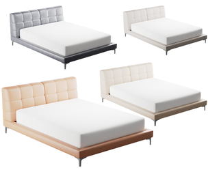 Luxurious Tufted Bed