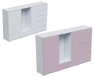 Modern Wall Mounted Sideboard