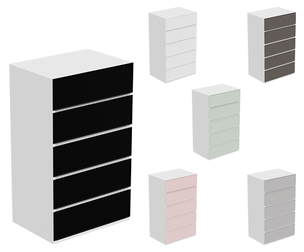 Minimalist Mint Tall Cabinet