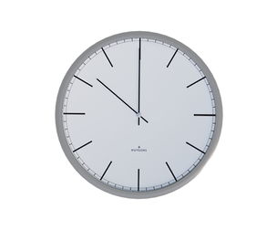 Minimalist White Wall Clock