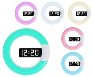 Colorful Digital Wall Clocks