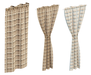 Contemporary Geometric Curtain