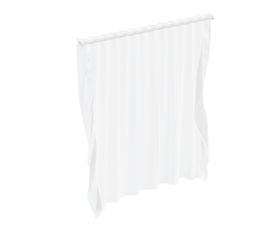 Soft Breeze White Curtain