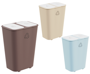 Dual Section Recycling Bin
