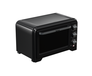 Sleek Black Microwave