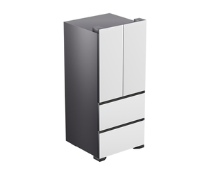 Chic Gray And White Fridge