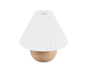 White Wood Scandinavian Lamp