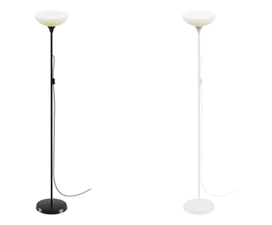 White Metal Contemporary Lamp