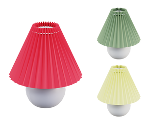 Vintage Pleated Lampshade