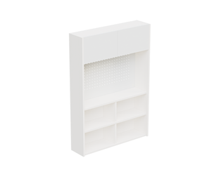 Modular Pegboard Shelving