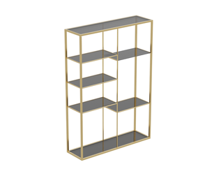 Gold Frame Display Shelf