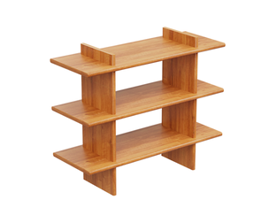 Stacked Wooden Shelving Unit