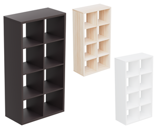 Tall Wooden Display Shelf