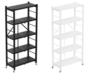 Sleek Rolling Utility Shelf