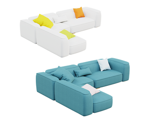 Plush Modular Sofa