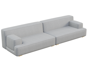 Sleek Long Couch