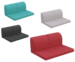 Crimson Compact Loveseat