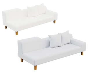 Low-Profile Minimalist Sofa