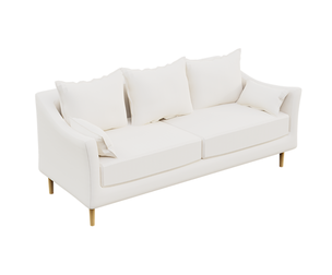 Modern White Sectional