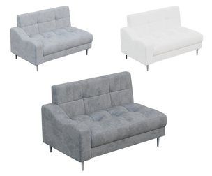 Retro-Inspired Convertible Sofa