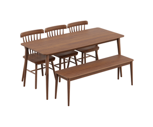 Classic Wooden Family Dining Set