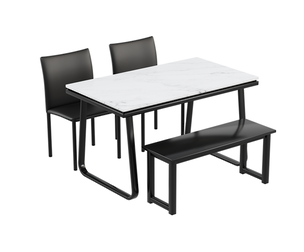 Modern Monochrome Dining Set
