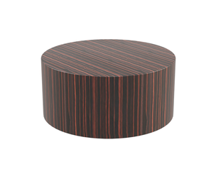 Round Striped Coffee Table