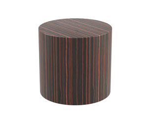 Cylindrical Wooden Side Table