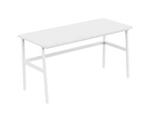 Sleek White Study Desk